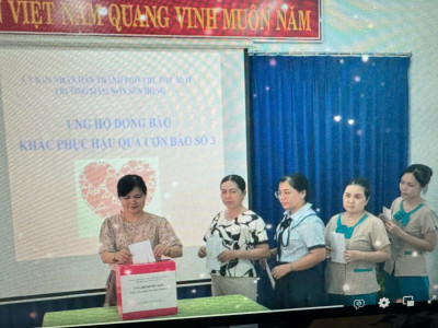 Với tinh thần tương thân tương ái, lá lành đùm lá rách.Tất cả hướng về Miền Bắc thân yêu